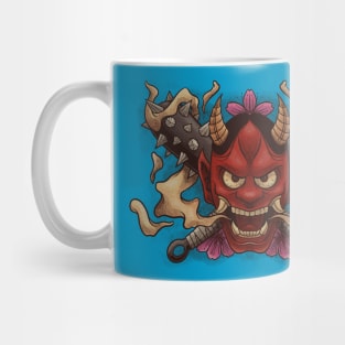 Angry Red Oni Mug